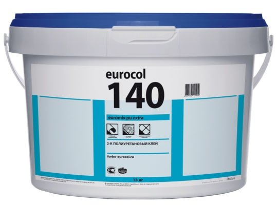 Клей Eurocol 140 Euromix PU Pro 2К, 9,2 кг (Россия)